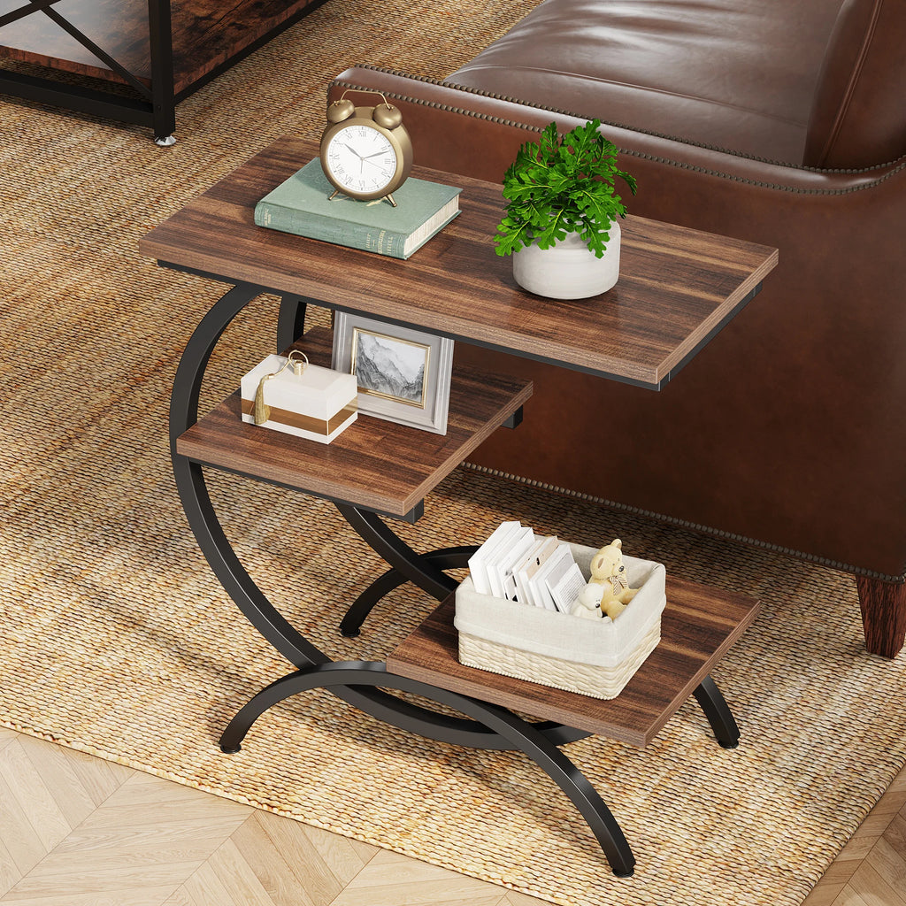 3-Tier Sculptural Side Table