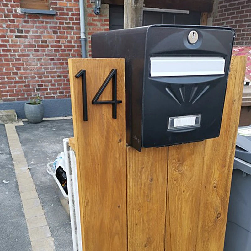 Floating House Number Plaque