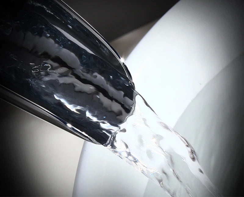 Cascade Waterfall Basin Faucet — Black & Gold
