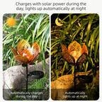 Lotus Solar Garden Stake Light
