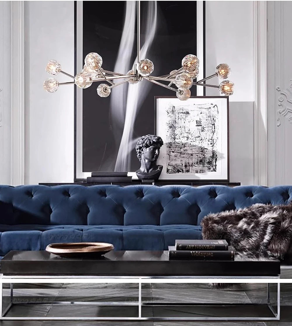 Solaris Branch Crystal Chandelier
