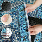 Moroccan Blue Medallion Outdoor Area Rug