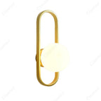 Minimalist LED Glass Wall Lamp