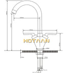Sovereign Dual-Handle Basin Faucet