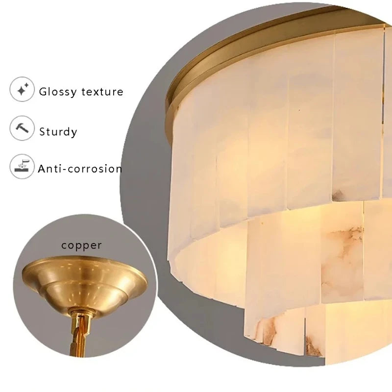 Tiered Cascading Feather Chandelier