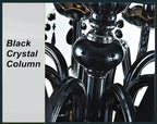 Noir Crystal Chandelier