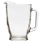 Clear Glass Pitcher & Tumbler Set