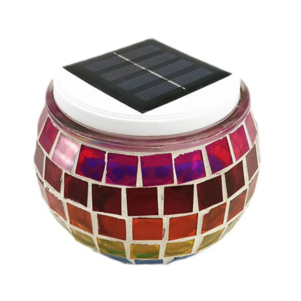 Mosaic Solar Garden Ball Light