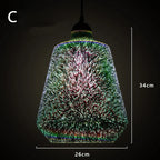 Aurora 3D Glass Pendant Light