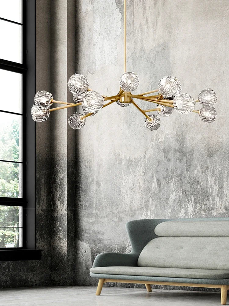 Solaris Branch Crystal Chandelier