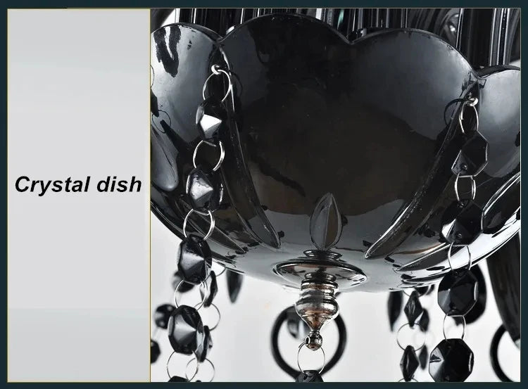 Noir Crystal Chandelier