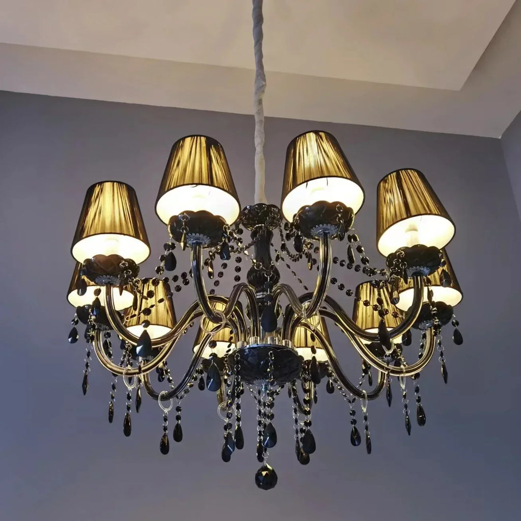 Noir Crystal Chandelier