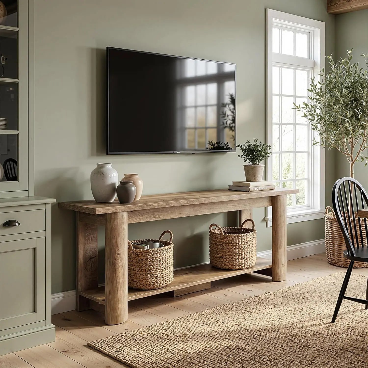 Farmhouse Rustic TV Stand