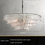 Smoke Gray Glass Ceiling Chandeliers