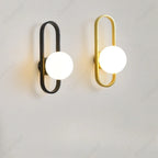 Minimalist LED Glass Wall Lamp