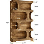 Sculptural Arch Bookcase
