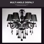 Noir Crystal Chandelier