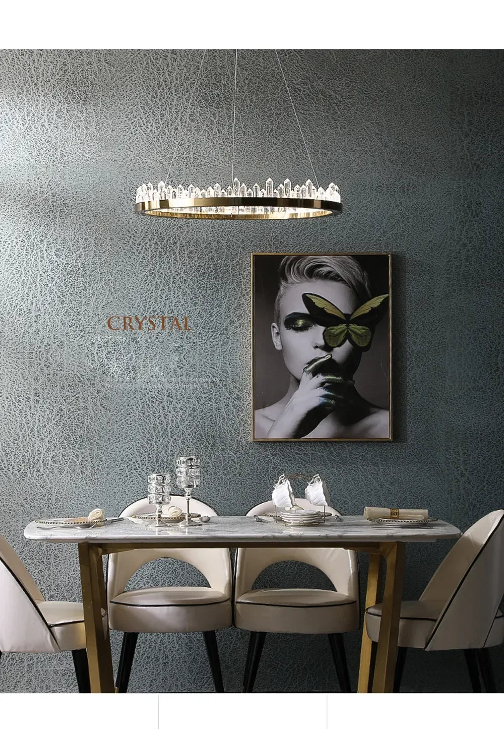 Cityscape Ring LED Chandelier