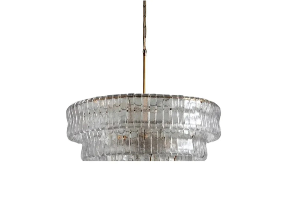 Smoke Gray Glass Ceiling Chandeliers