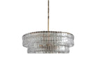 Smoke Gray Glass Ceiling Chandeliers