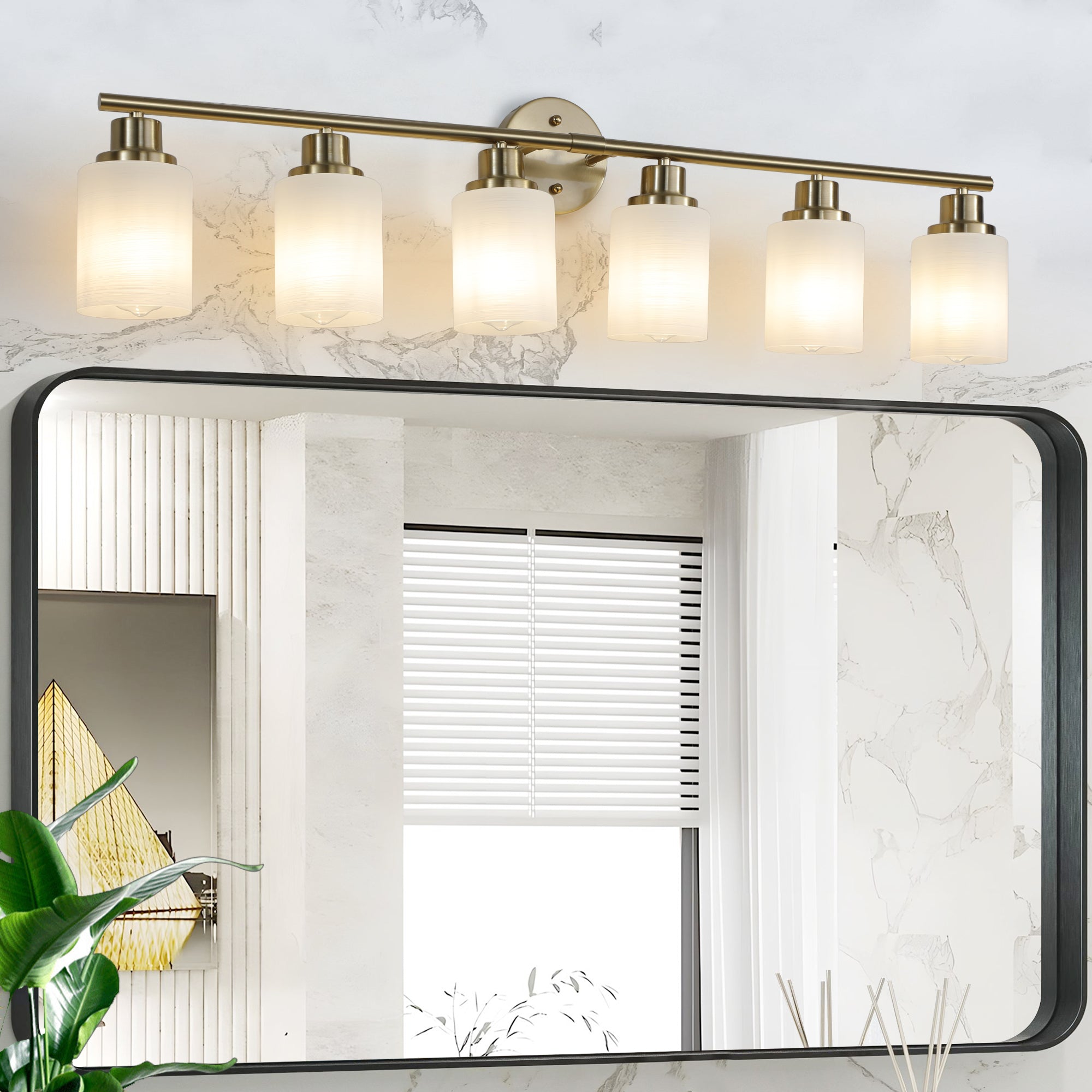 Halston — 6-Light Extended Vanity Sconce
