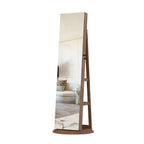 Wenlock Swivel Jewelry Mirror Armoire, Walnut